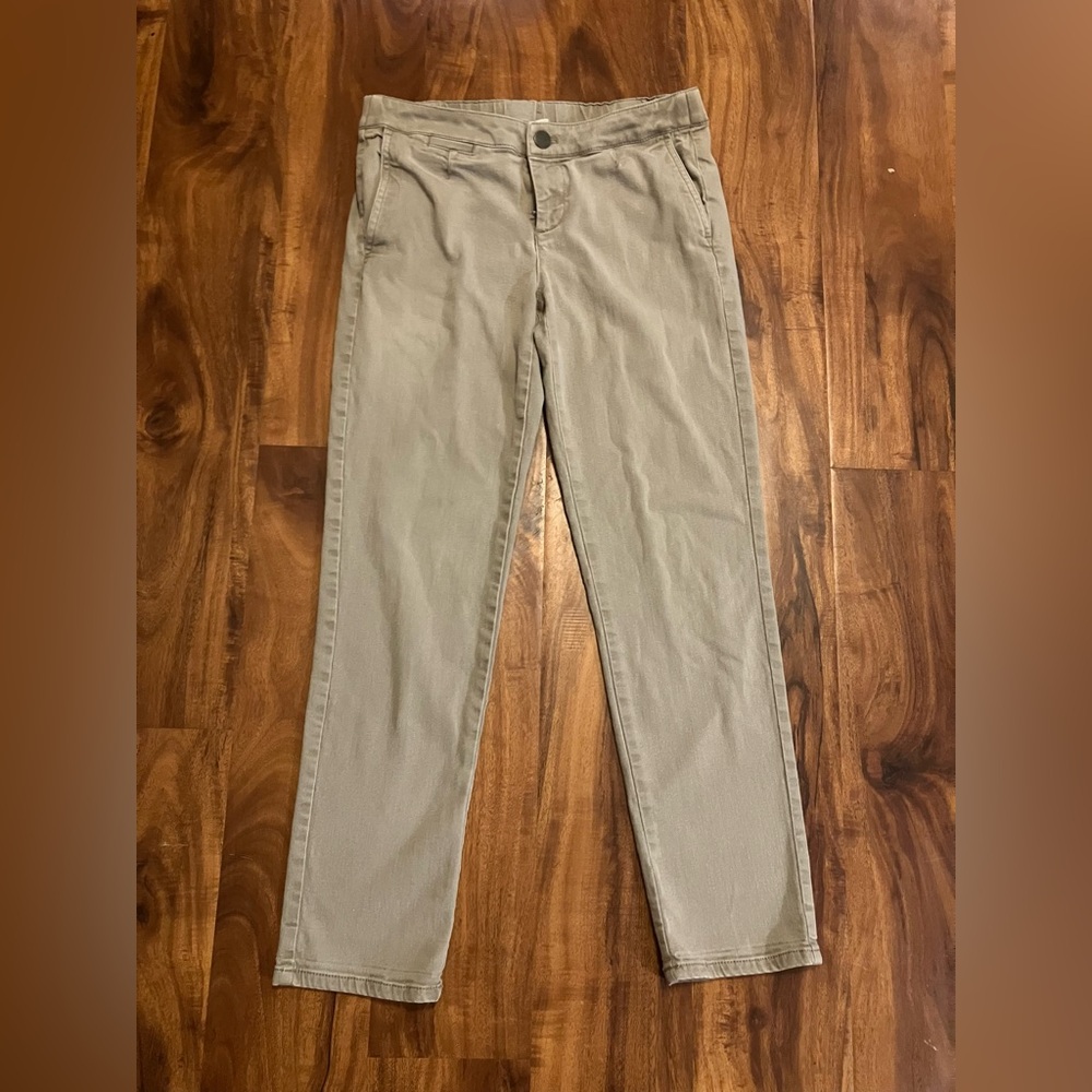 J. Jill Womens Jeans Size 4 P Green Straight Leg Stretchy and Comfy